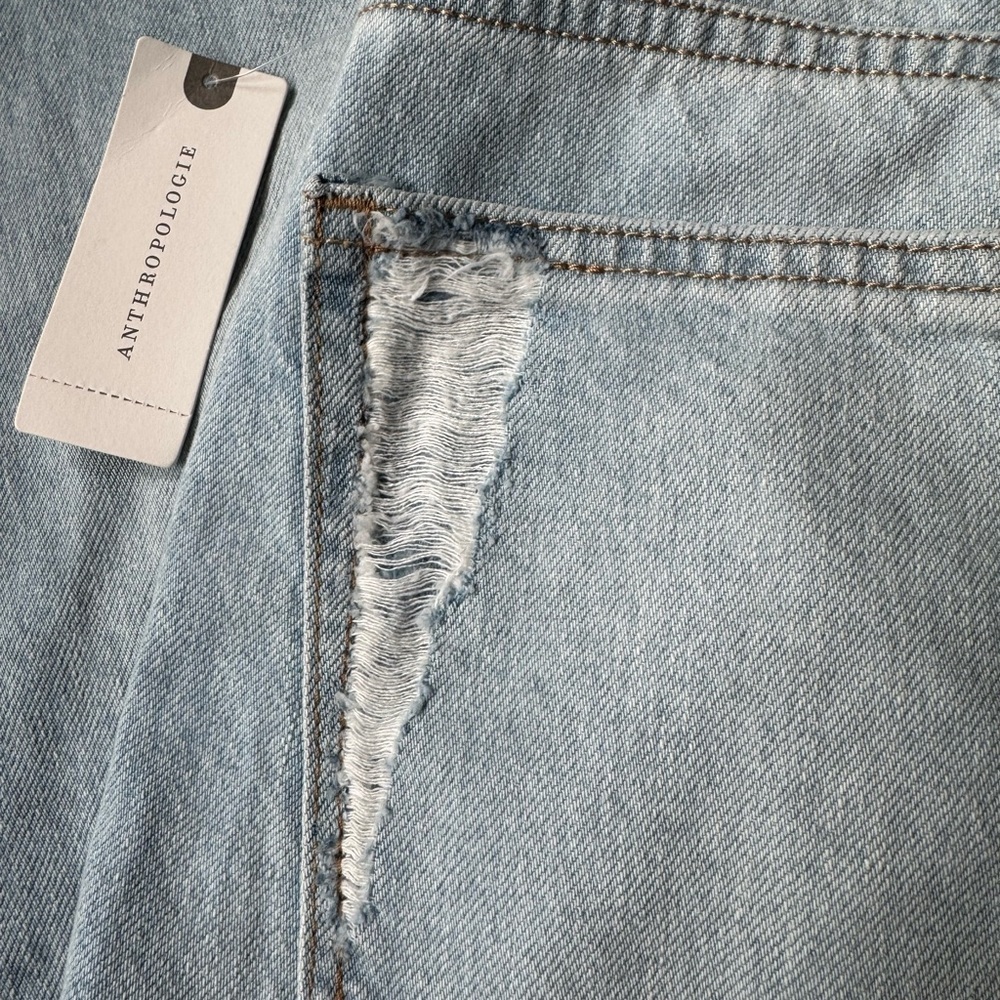 Anthropologie DL1961 Hepburn High-Rise Cropped Wide-Leg Jean NWT Size 26 - Picture 8 of 15